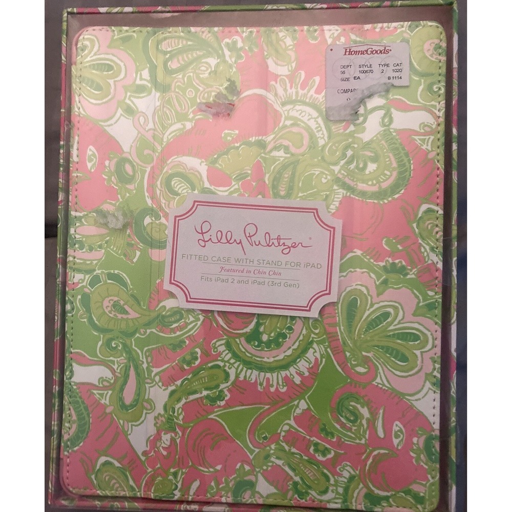 New Lilly Pulitzer fitted case with stand for IPad Fits IPad 2 & IPad (3rd Gen)